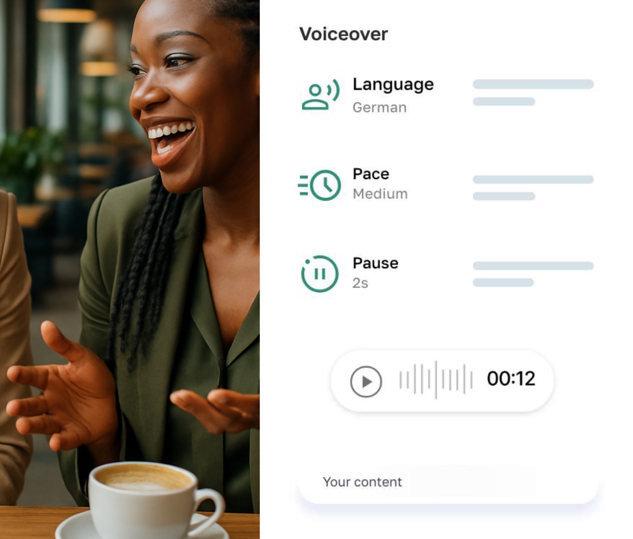 Upload, Analyze, Generate.
